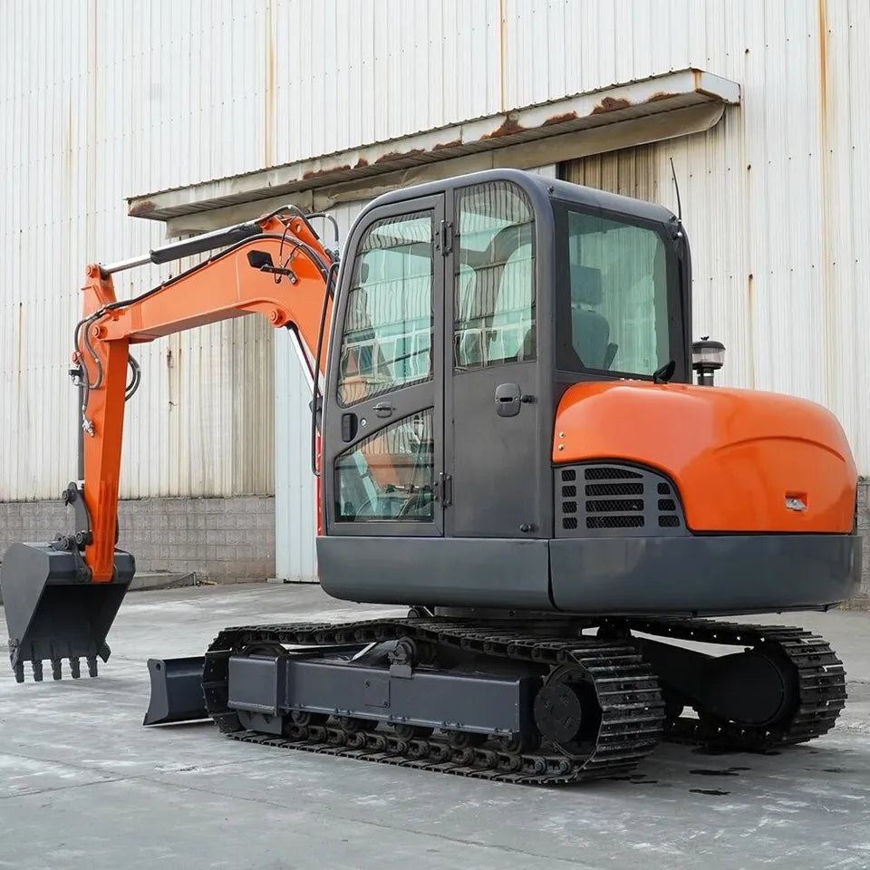 ide View of 12 000 Lbs Excavator with 61.5 HP Engine