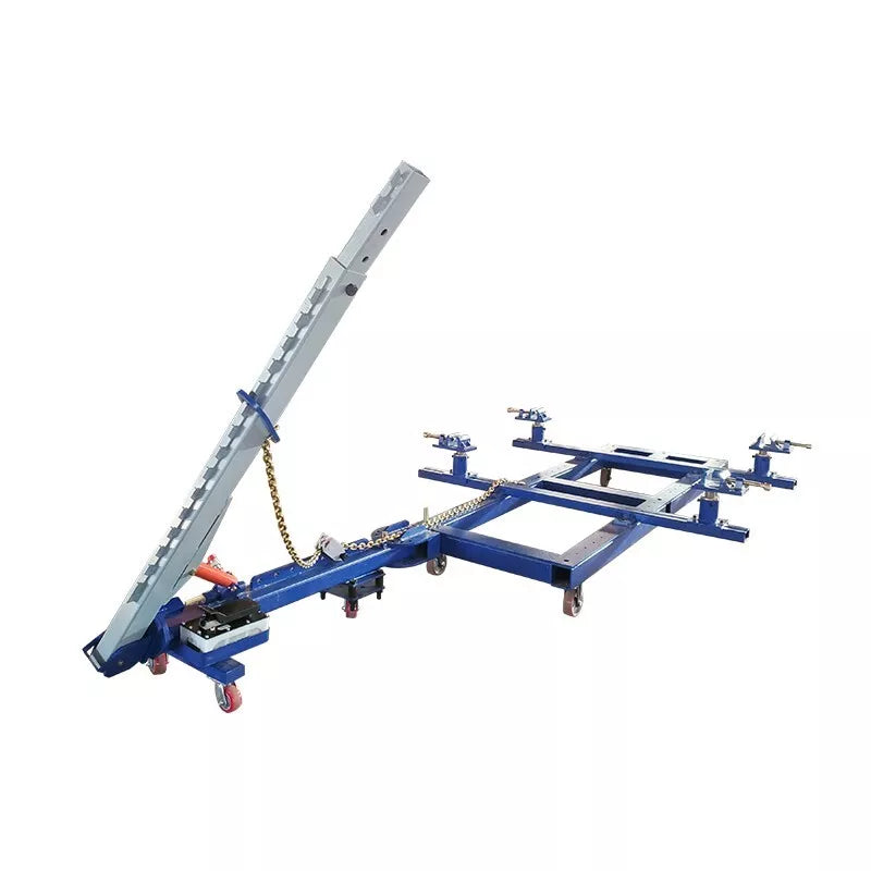 Swivel arm on Frame Machine Puller for enhanced maneuverability
