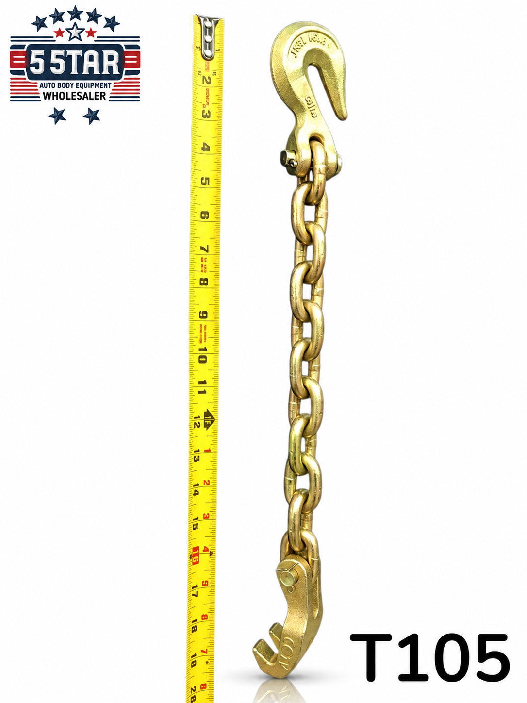 AUTO BODY FRAME CLAMP CLAW HOOK 4151 20" LONG TOW TRUCK WRECKER