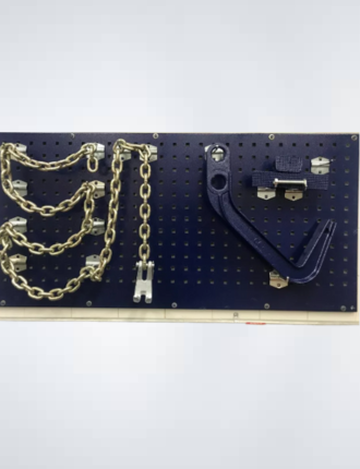 FRAME MACHINE JUMBO DEEP HOOK 2 PADS + CLAW CHAIN 8.5FT Mo-Clamp Style 6410 4110