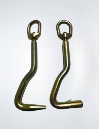 Mo Clamp style Round & Pointy Nose Metal Hook pair L Shape Hook Auto body frame