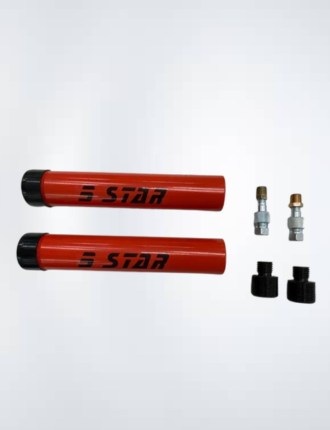 2 X 10 TON 6 INCH STROKE HYDRAULIC RAM AUTO BODY FRAME MACHINE & PULLING POSTS