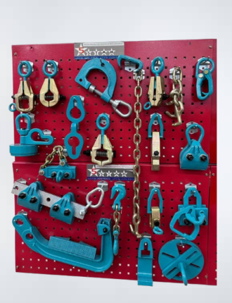 22 PIECE AUTO BODY FRAME MACHINE PULLING TOOLS & CLAMPS VALUE SET