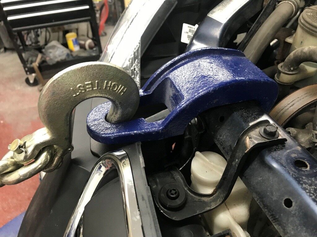 Various color options of Power Clamp 3 Ton Sill Hook available
