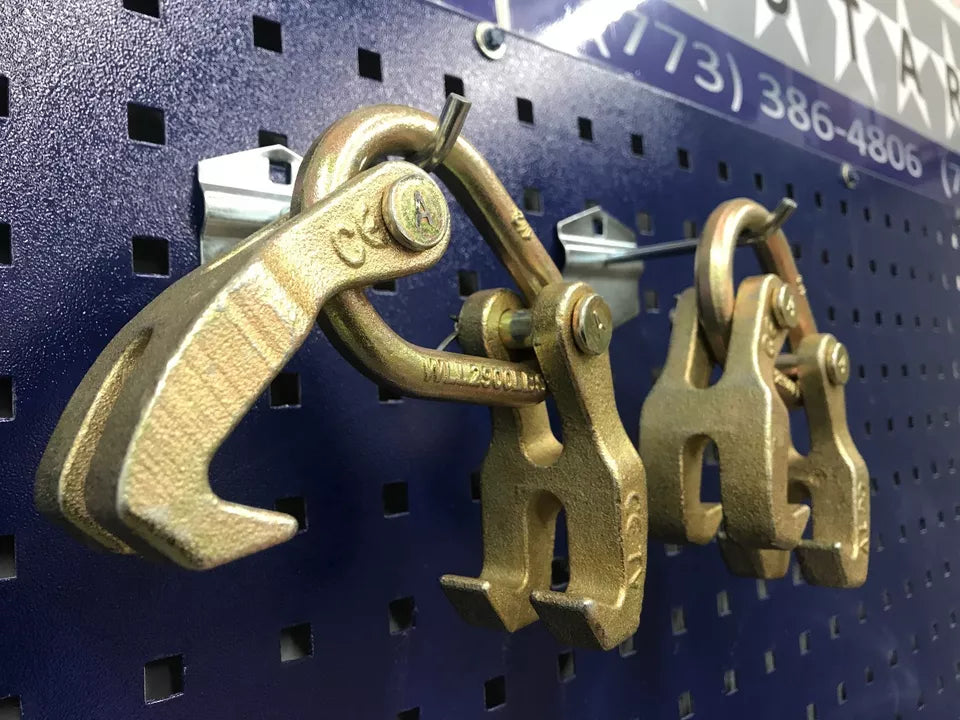 Versatile Double Looper Hooks in Assorted Colors for Auto Repair Tasks





