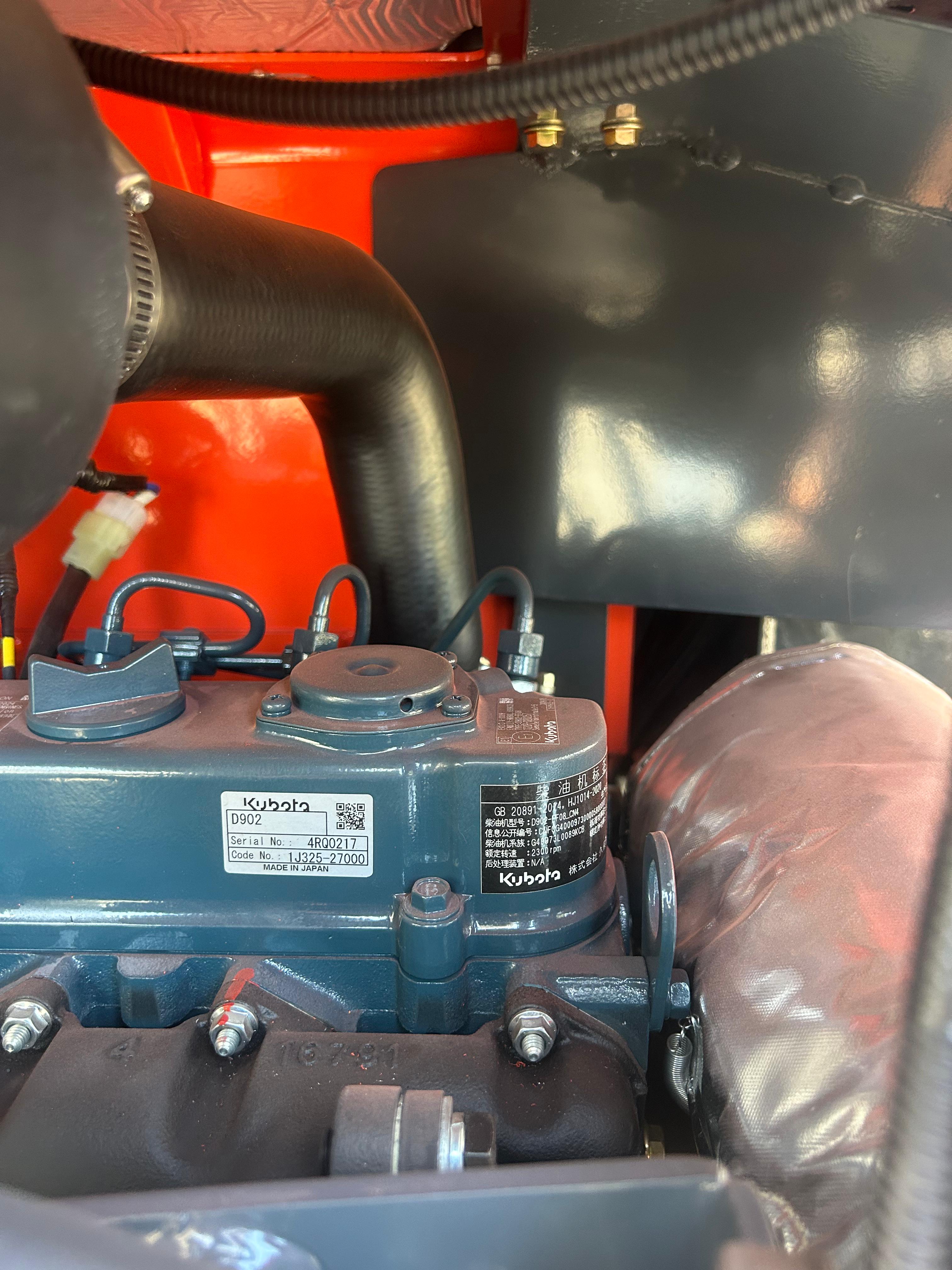 FREE SHIPPING 2025 2 Ton Mini Excavator, KUBOTA D902 16HP with FREE Grabber