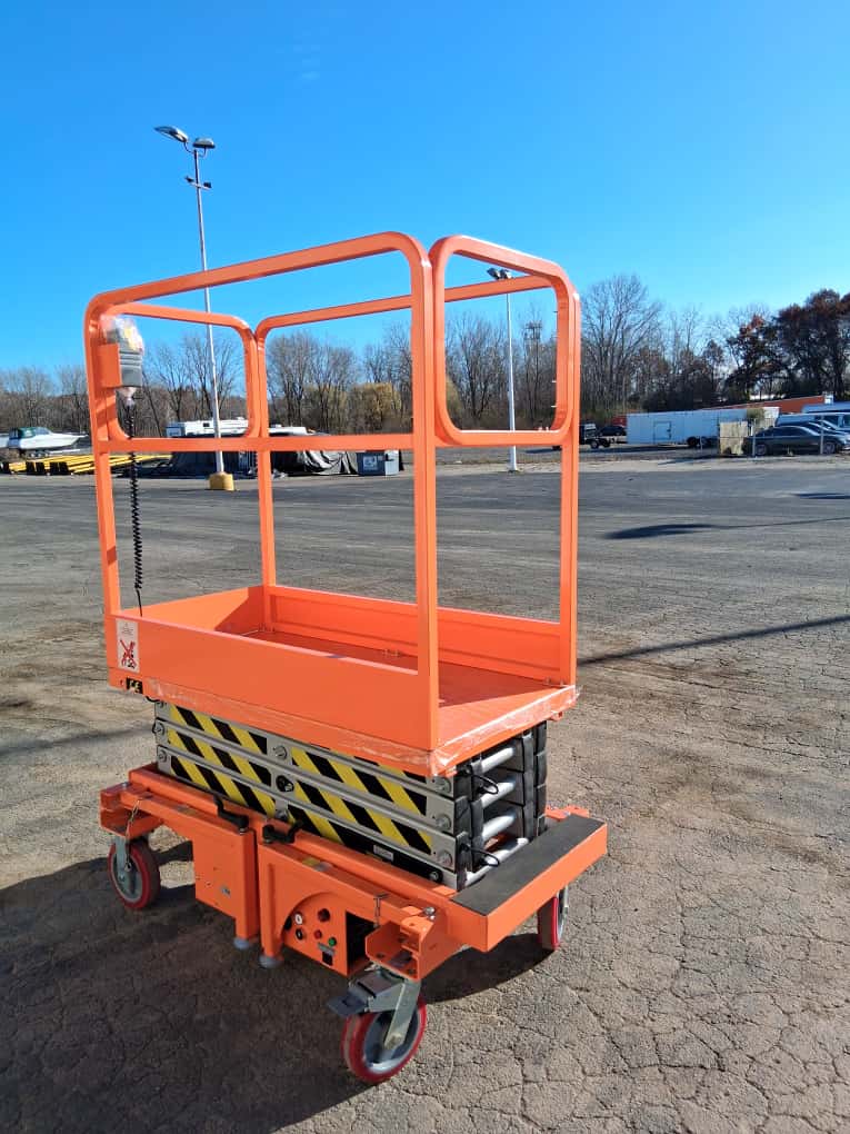Free Shipping 2020 Open Box 5 STAR 16 FEET MAX LIFT ELECTRIC SCISSOR LIFT MAN LIFT