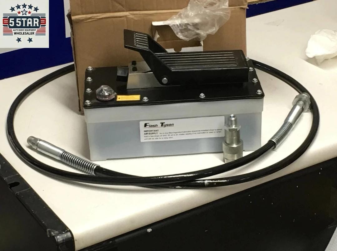 Air Hydraulic Pump | 10000 PSI with Foot Pedal for Auto Body