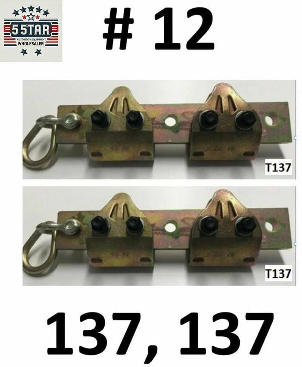 SET#12 - TWO 2X AUTO BODY Frame Rack Unibody Clamp BODY SHOP TOOLS