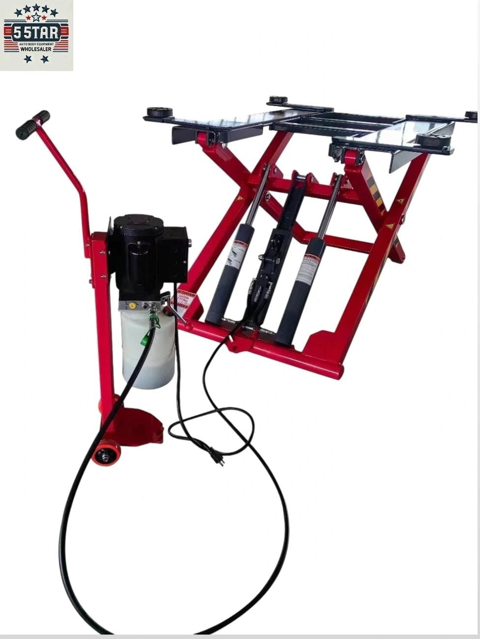 6,000 Lbs MID RISE 48" High Vehicle Scissor Lift