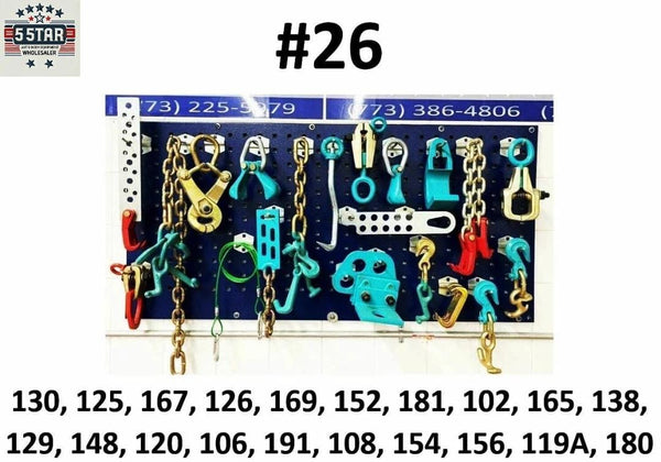SET#26 - 20 PIECE AUTO BODY FRAME MACHINE HEAVY DUTY 20 PIECE TOOL AND CLAMP