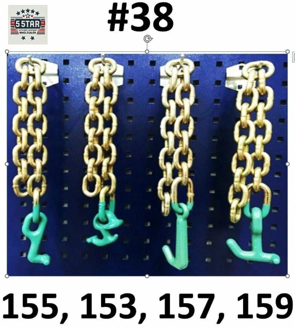 SET#38 Mo Clamp Style 6311 R J T RJT hook RTJ hook R T J hook Frame Tie Down