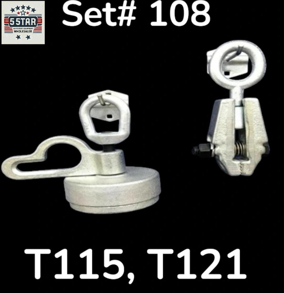Strut Pro Puller Set# 108 MO Clamp Style Strut Tower Puller + Jr pulling Clamp Auto Bod ...