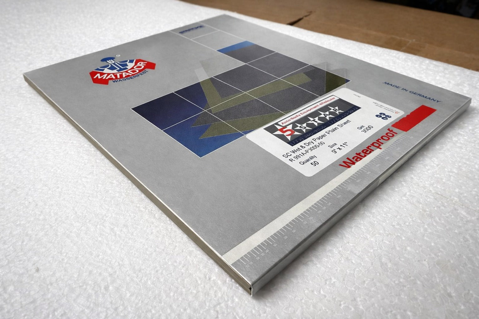 9x11 P3000 Wet Dry Sandpaper Sheets Automotive Paint Sanding 3000 Grit 50pc