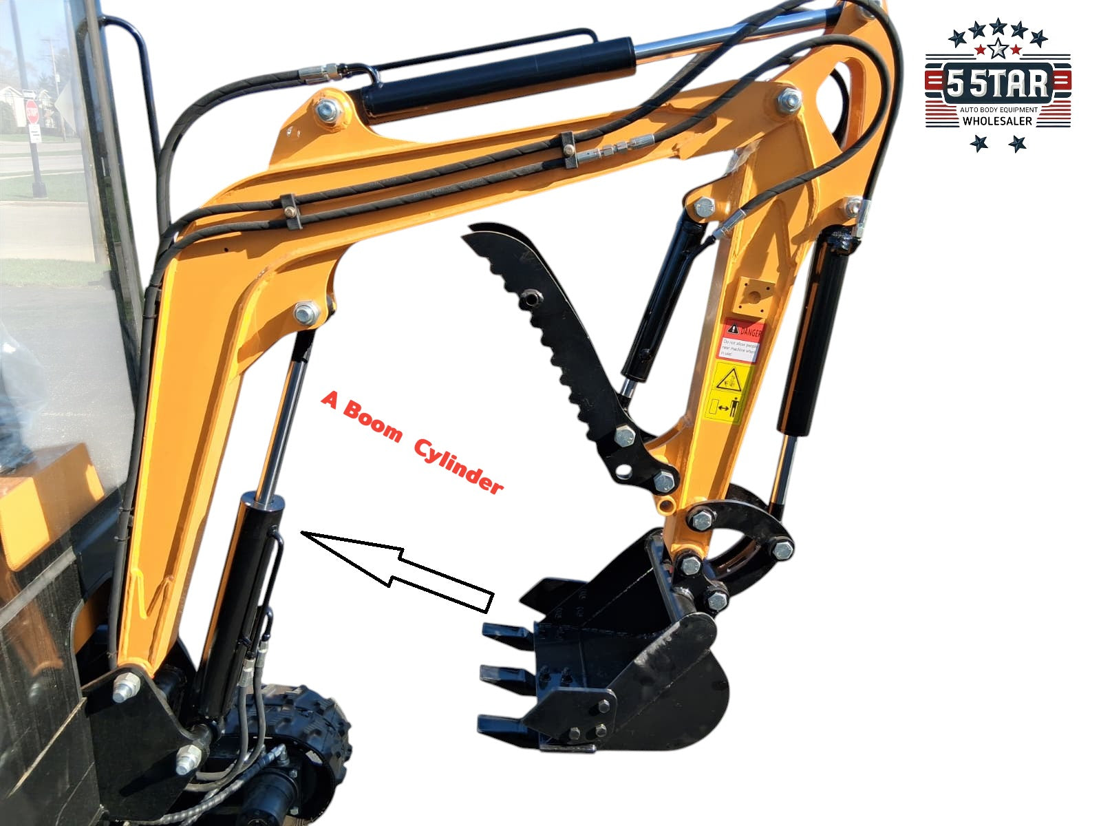 1 Ton Chinese Mini Excavator Hydraulic Boom Cylinder 1 Ton