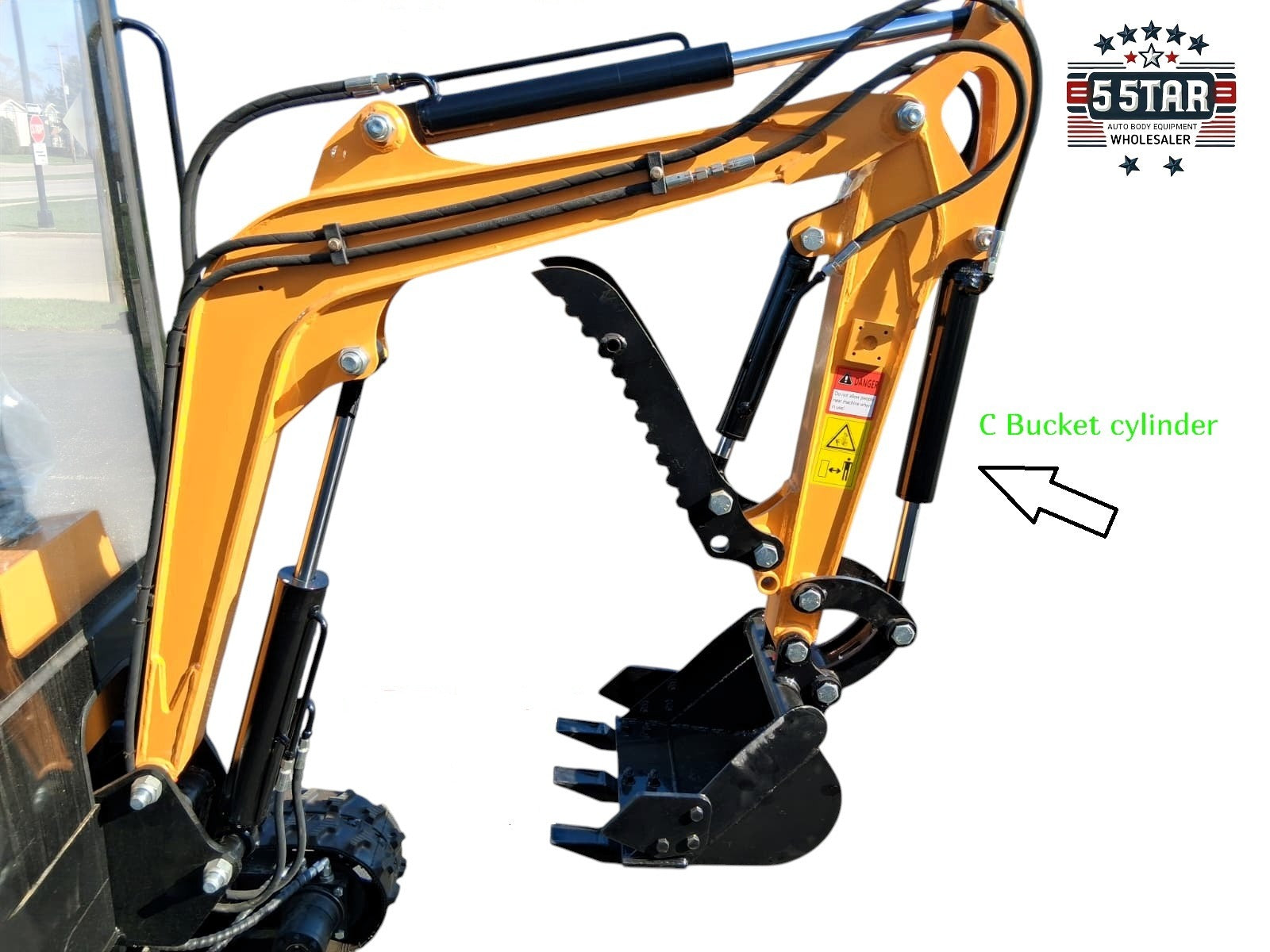 1 Ton Chinese Mini Excavator Bucket Cylinder Hydraulic Heavy Duty