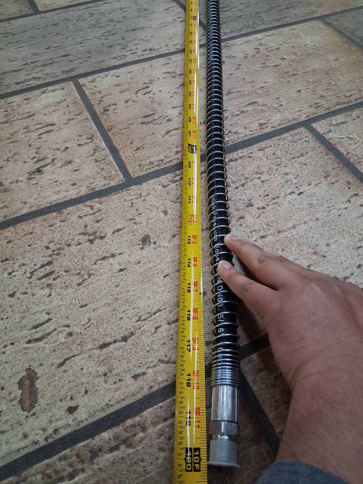 Auto Body Frame machine foot pump Air Hydraulic hose 10000 PSI 10 FEET