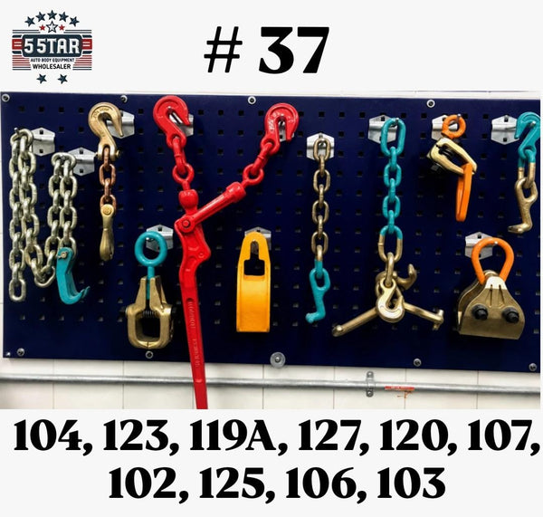 SET#37 - 10 pieces Mo Clamp Style Auto Body Frame Machine tools clamps Towing