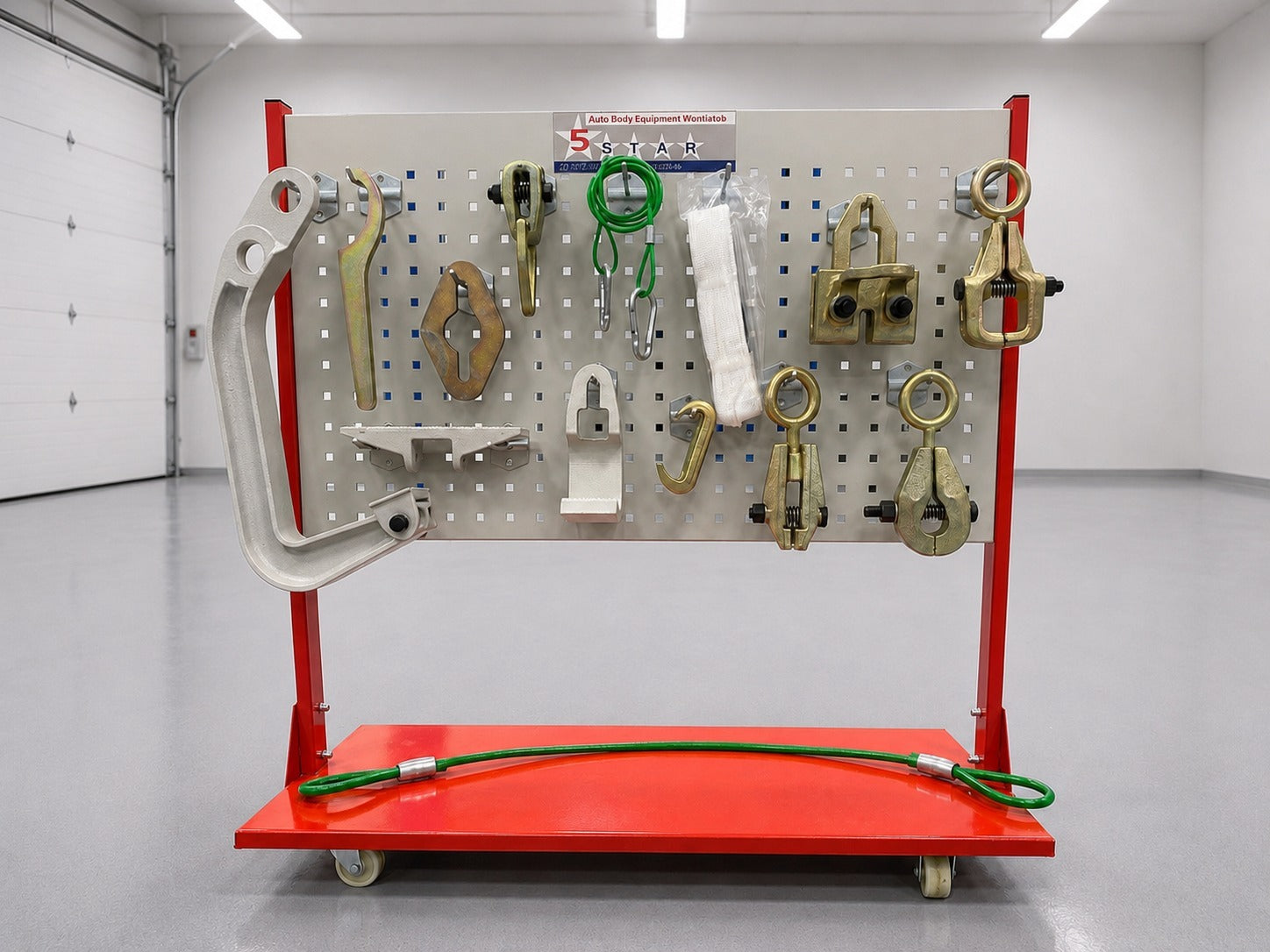 Local Pickup only Auto Body Frame Puller Straightener with Roof Including Tools