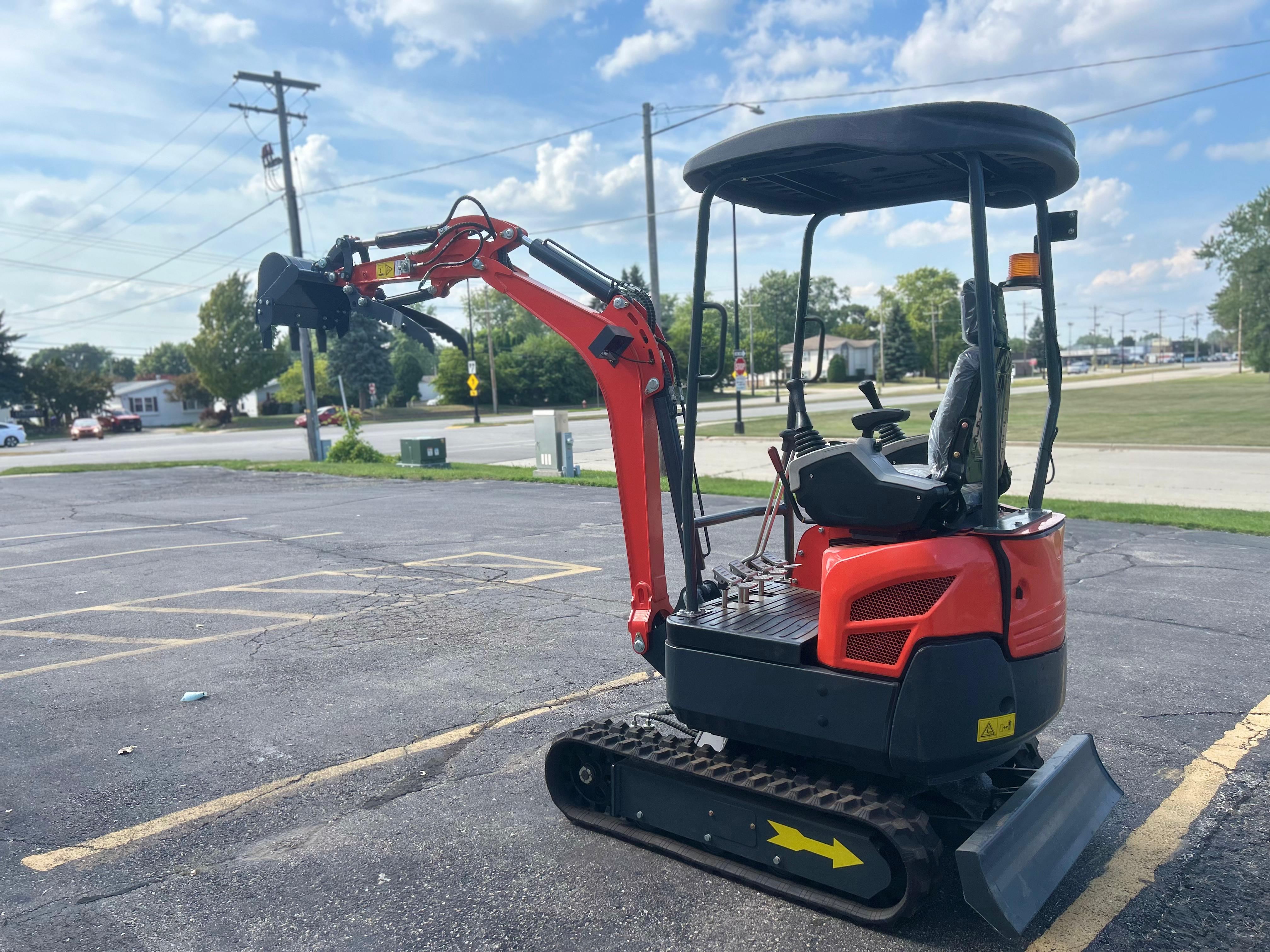 2025 2 Ton New Mini Excavator D902 Swing Boom + Hyraulic Thumb