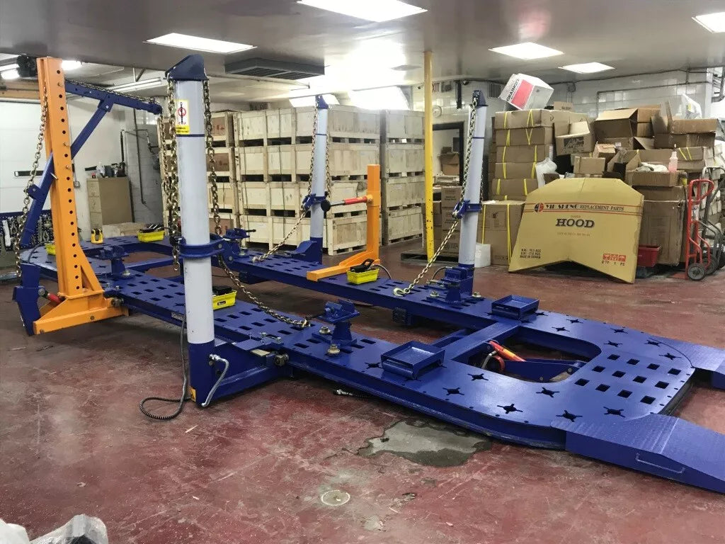 FREE SHIPPING 22 FEET 4 TOWERS AUTO BODY SHOP FRAME MACHINE RACK – 5 ...