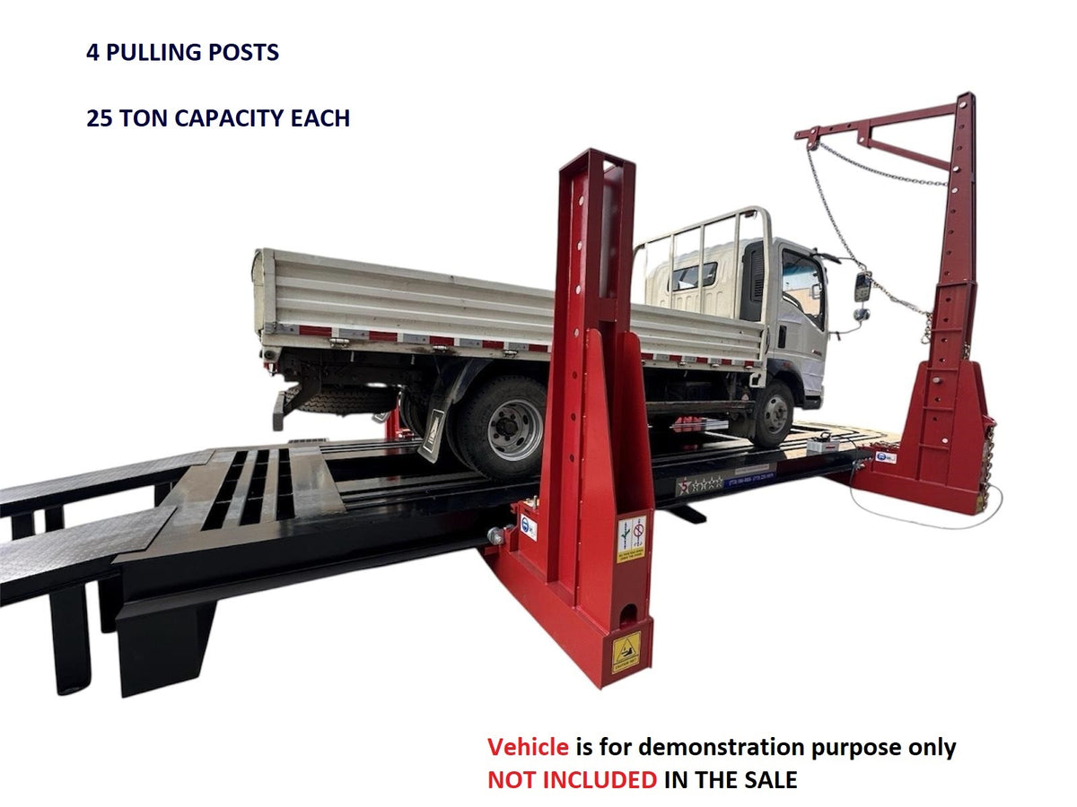 FREE SHIPING NEW 28 FEET LONG 4 TOWERS HEAVY DUTY 25-Ton pulling capacity towers
