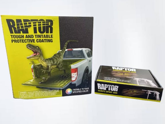 TINTABLE U-POL 821G Raptor Truck Bed Spray-On Liner Kit 821 with Gun