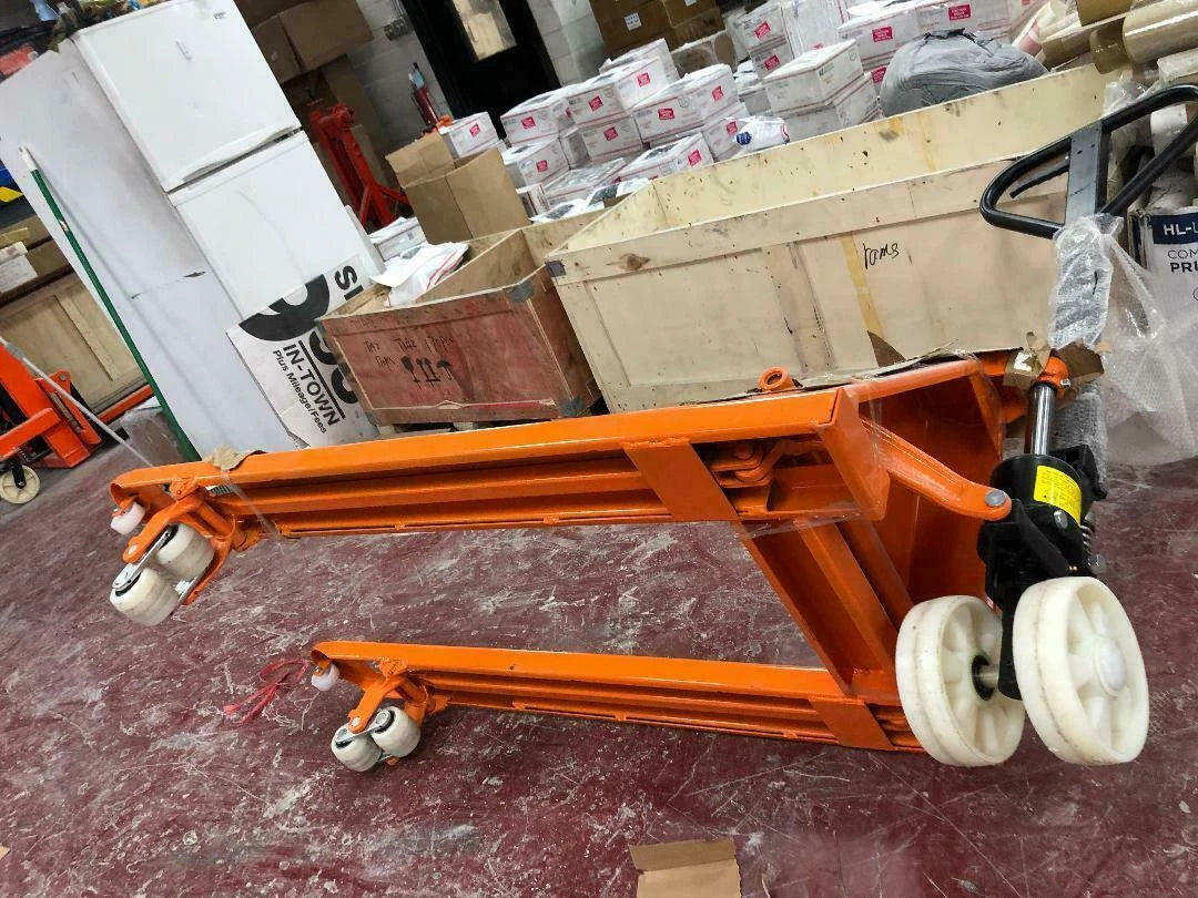 DOUBLE WHEELER PALLET JACK STRONG - HAND TRUCK 27" X 48" 5500 LB CAP DF25