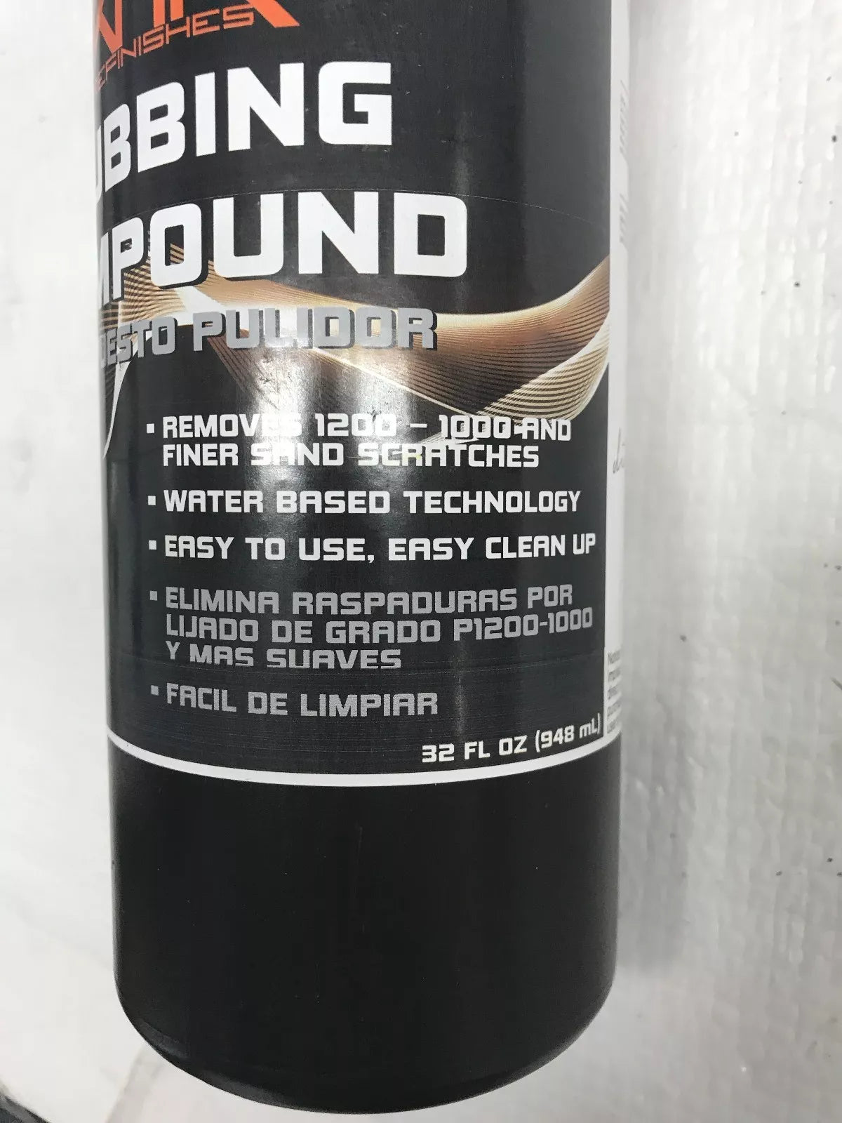 KAR974Q RUBBING COMPOUND 32 FLOZ BUFFING COMPOUND AUTO REFINISHING AUTOBODY SHOP