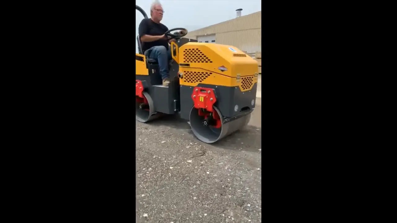 New 1 Ton Asphalt Roller BRIGGS & STRATTON ENGINE - EPA certified Local Pick Up