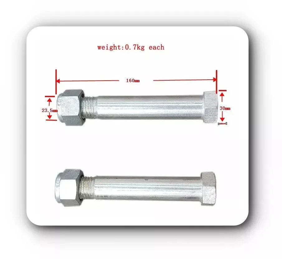 25MM Pins for 1 Ton Mini Excavator Attachment