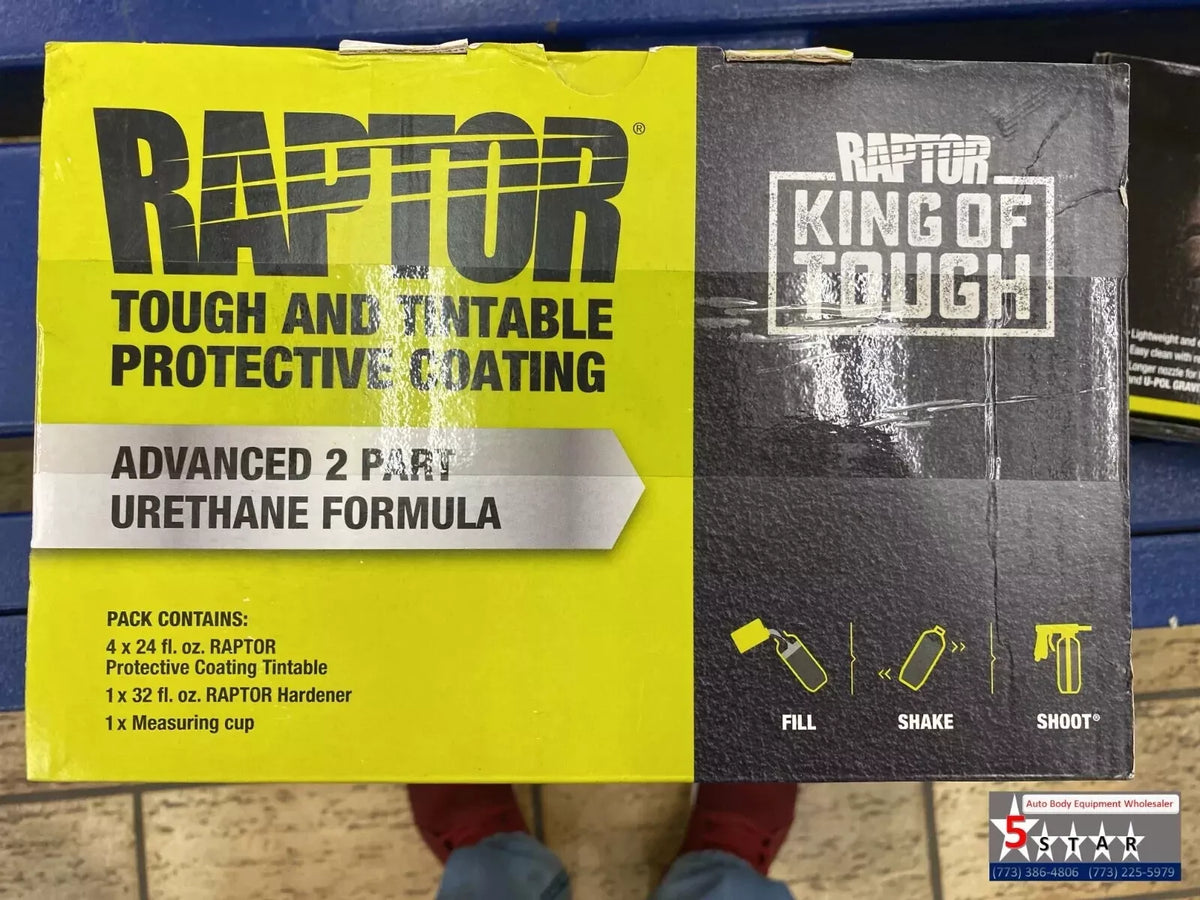 TINTABLE U-POL 821G Raptor Truck Bed Spray-On Liner Kit 821 with Gun