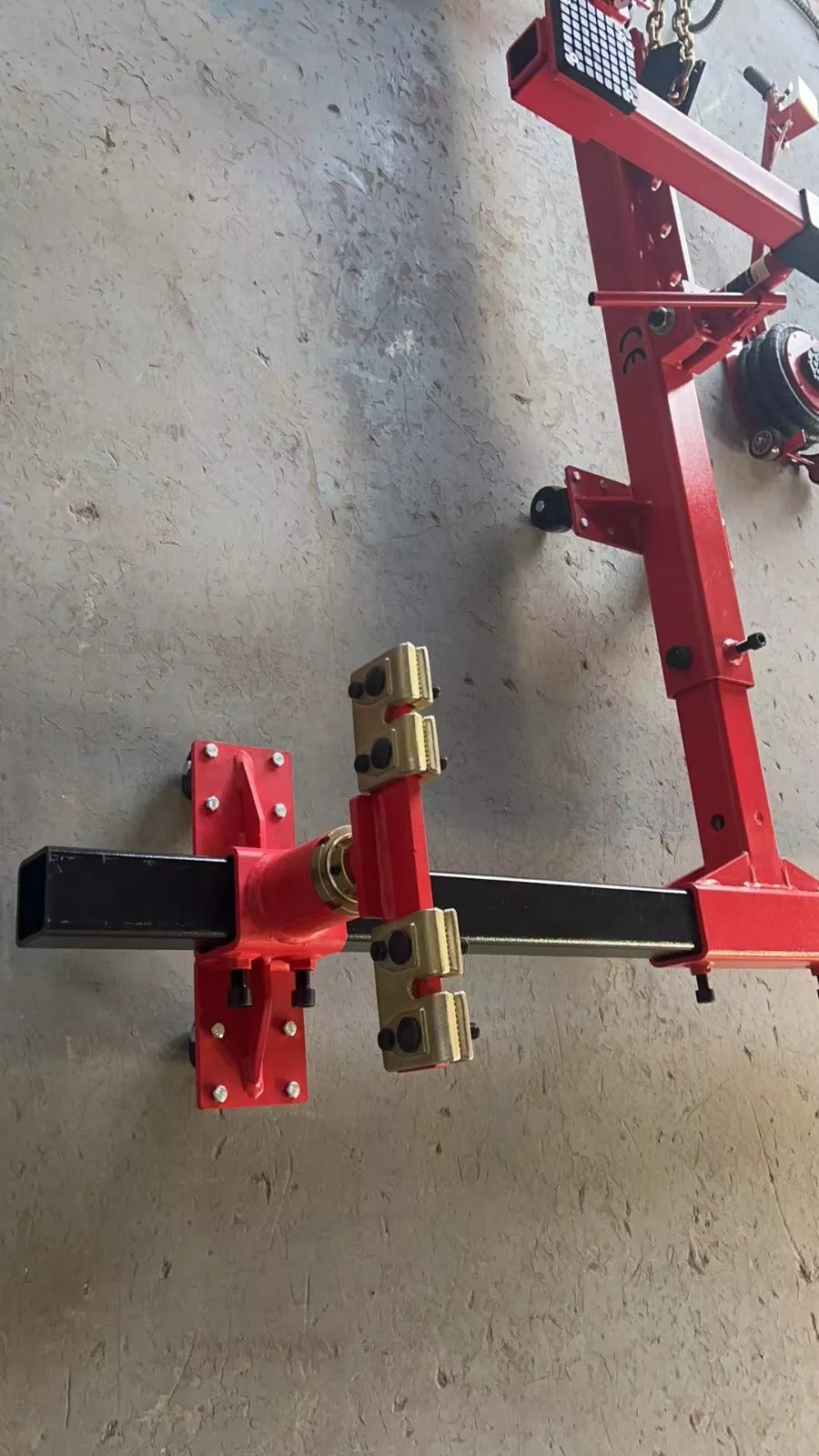 L Frame Machine L Puller Auto Body Frame Puller Chain Foot Pump Air Jack Clamps