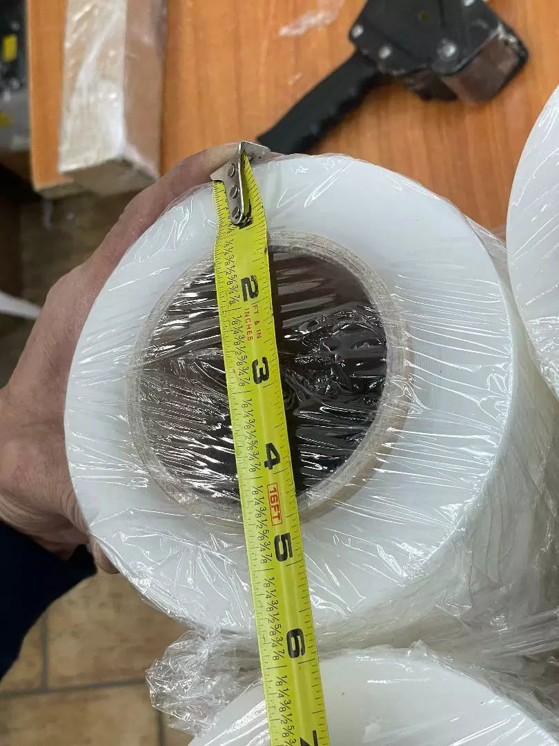 4 Rolls 19.5" X 1500 FT Hand Stretch Plastic Film Shrink Pallet Wrap Heavy Duty