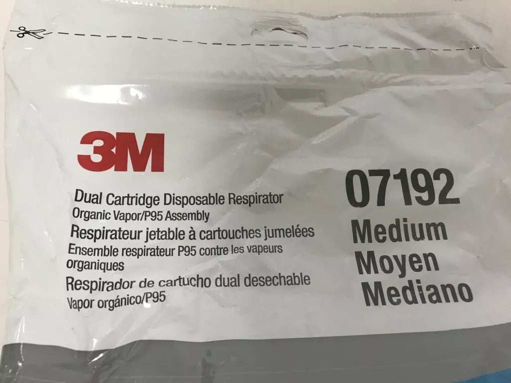 3M 07192 Dual Cartridge Assembly Organic Vapor / P95 Medium