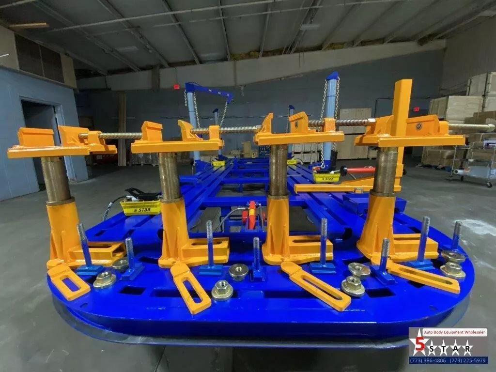 Machine Frame Clamp Stand Pick up Heavy Duty Auto Body Frame Machine Tie Down Anchoring Clamps ...