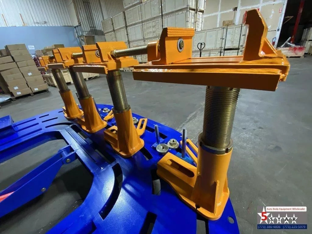 Machine Frame Clamp Stand Pick up Heavy Duty Auto Body Frame Machine Tie Down Anchoring Clamps ...