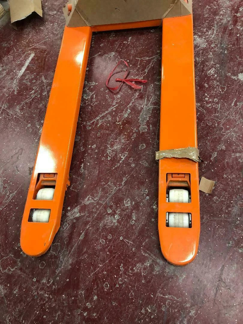 DOUBLE WHEELER PALLET JACK STRONG - HAND TRUCK 27" X 48" 5500 LB CAP DF25