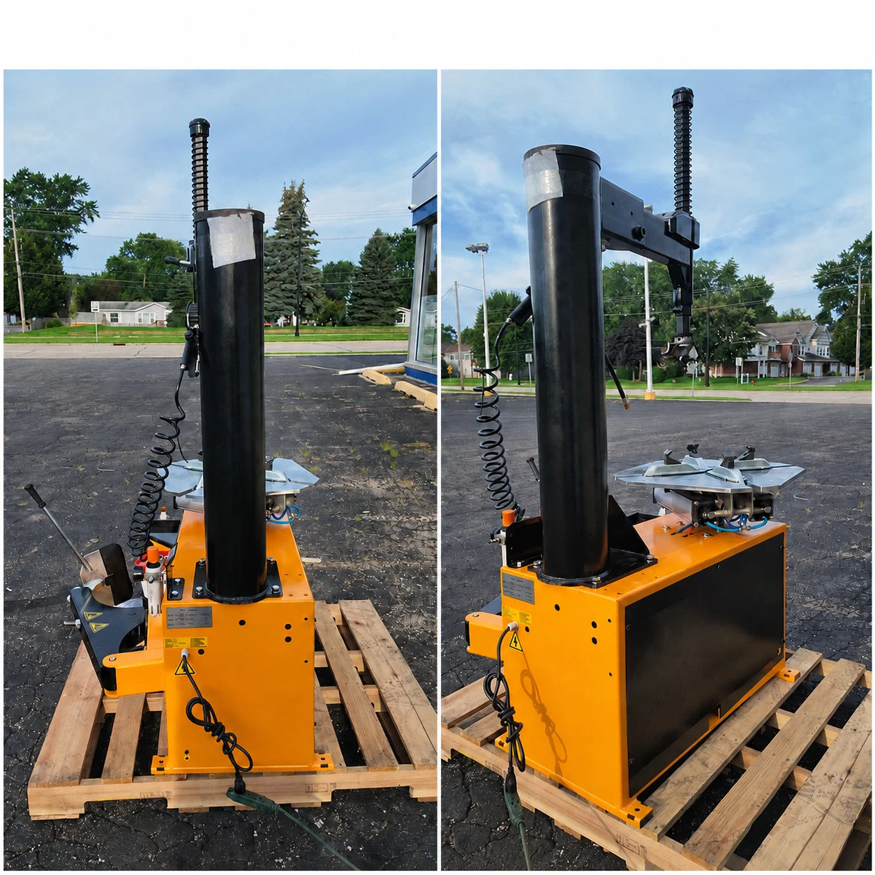 2.5 HP 5 Star 706B Commercial Automotive Tire Changer Machine Rim Clamp Equipment