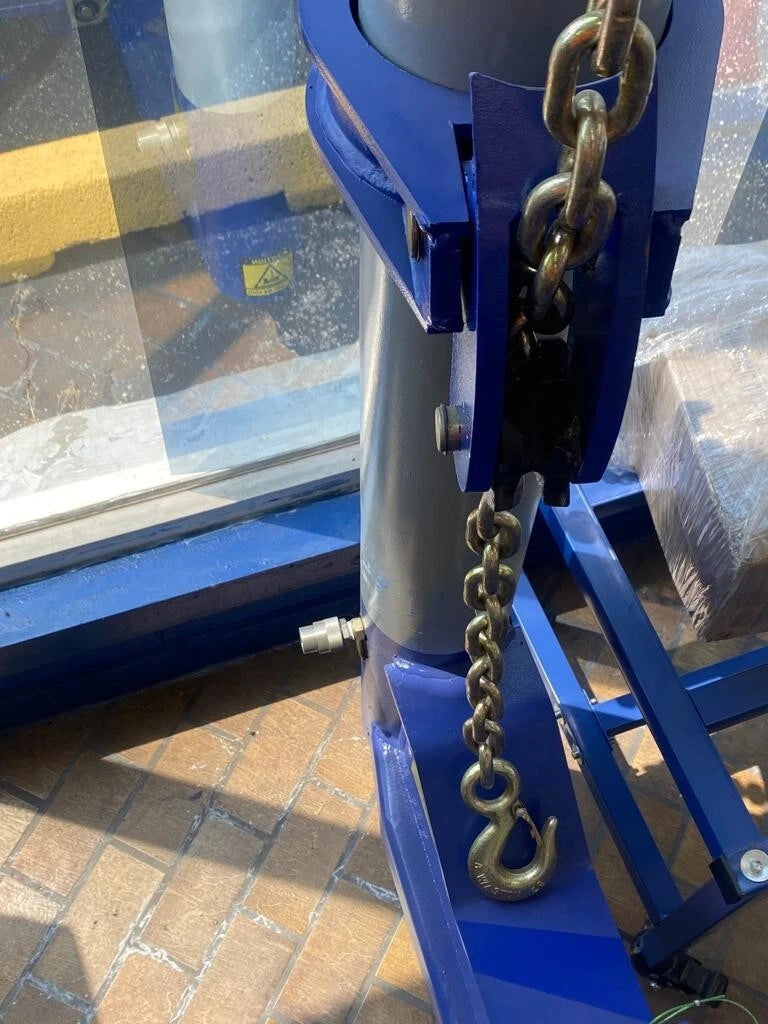 SET#31 AUTO BODY FRAME MACHINE RACK PULL CHAIN 11 FEET LONG SLIP HOOK HEAVY DUTY