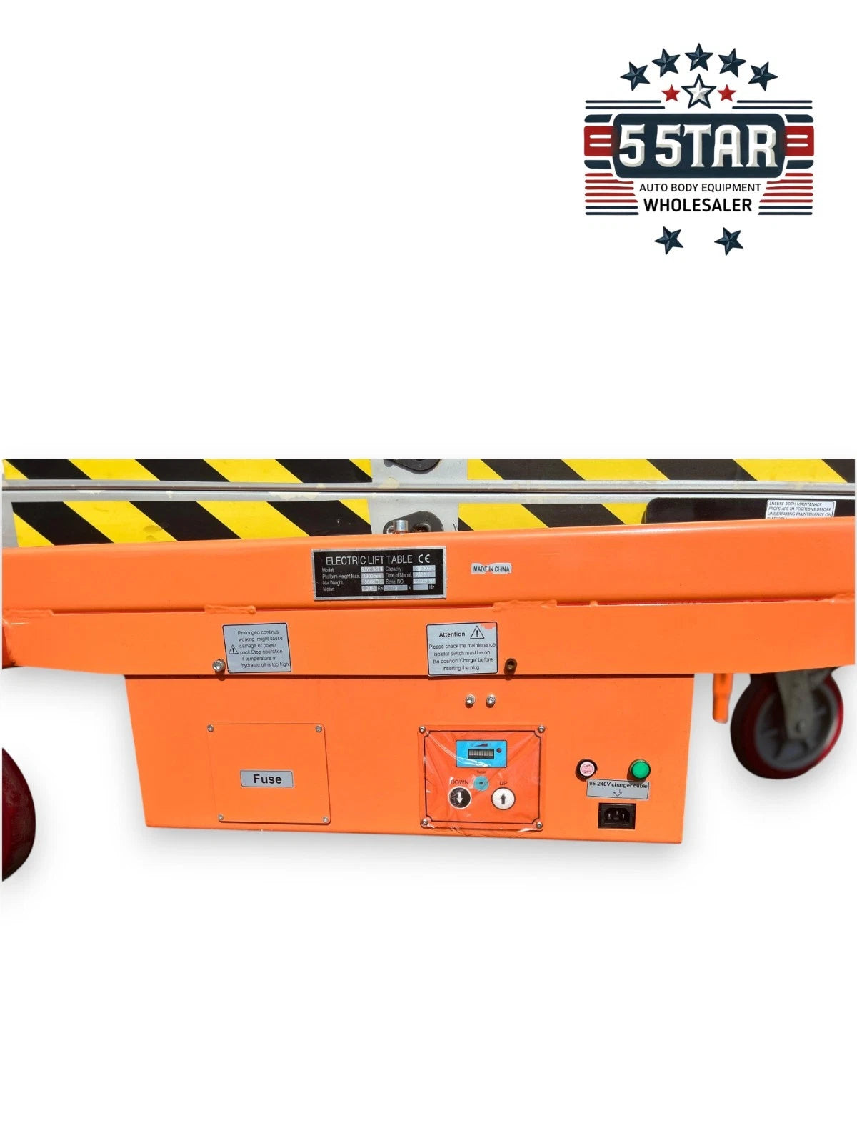Free Shipping New 5 Star 22 Feet Max Lift Electric Scissor Lift Man Lift