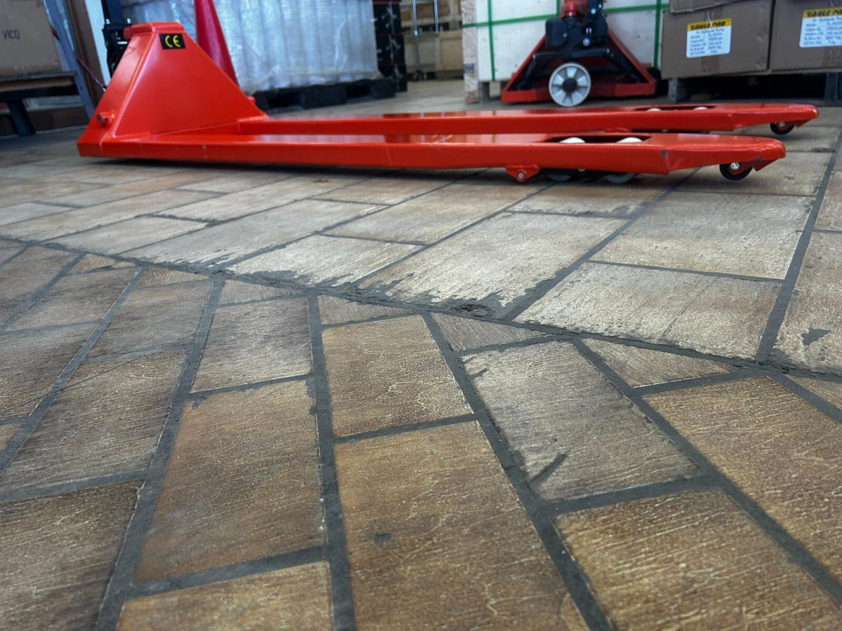 New Long Forks Pallet Jack with 70 Inches Forks (70"x26") 3,300-Lb. Capacity