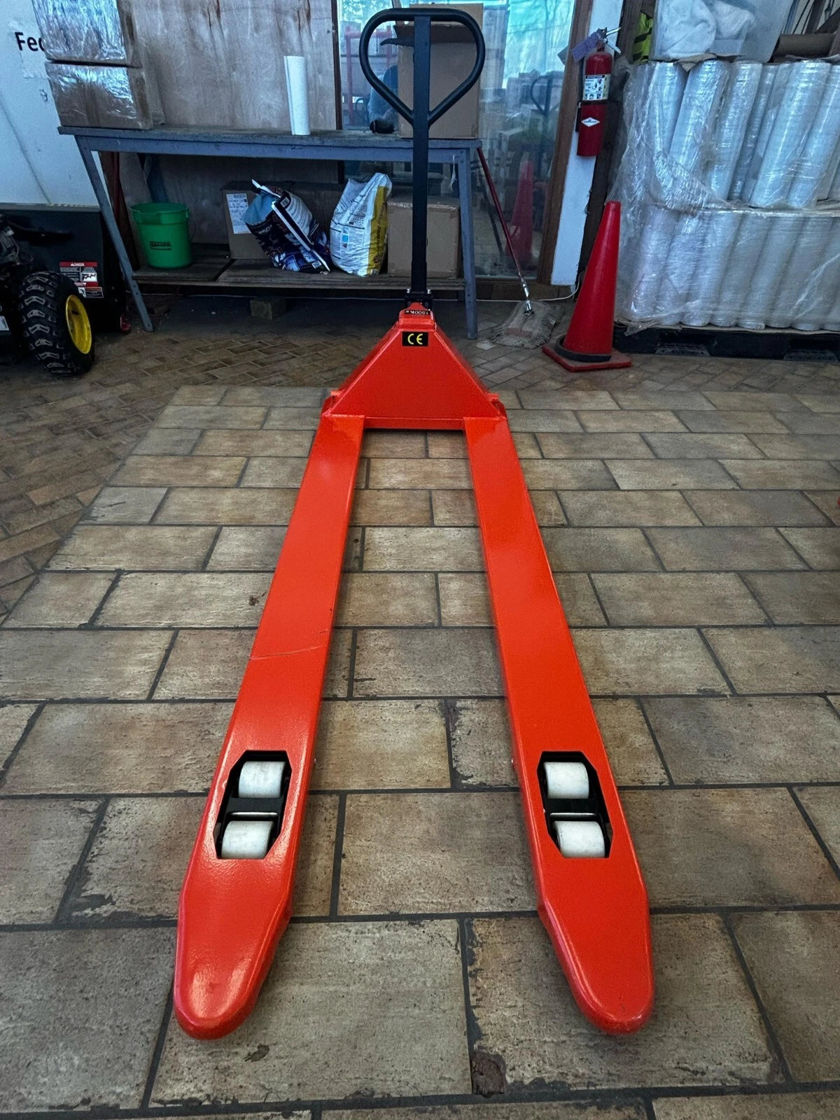 New Long Forks Pallet Jack with 70 Inches Forks (70"x26") 3,300-Lb. Capacity