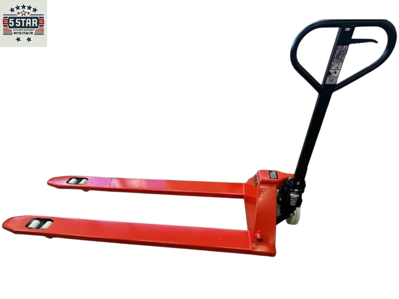 New Long Forks Pallet Jack with 70 Inches Forks (70"x26") 3,300-Lb. Capacity