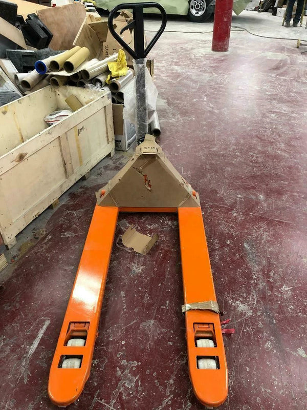 DOUBLE WHEELER PALLET JACK STRONG - HAND TRUCK 27" X 48" 5500 LB CAP DF25