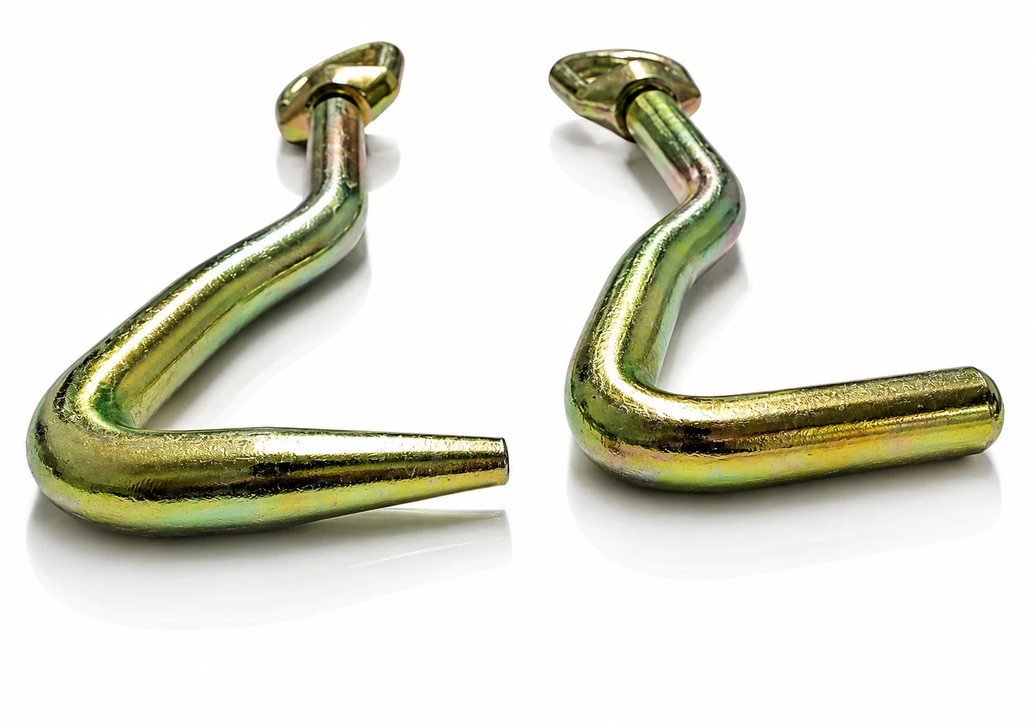 Mo Clamp style Round & Pointy Nose Metal Hook pair L Shape Hook Auto body frame