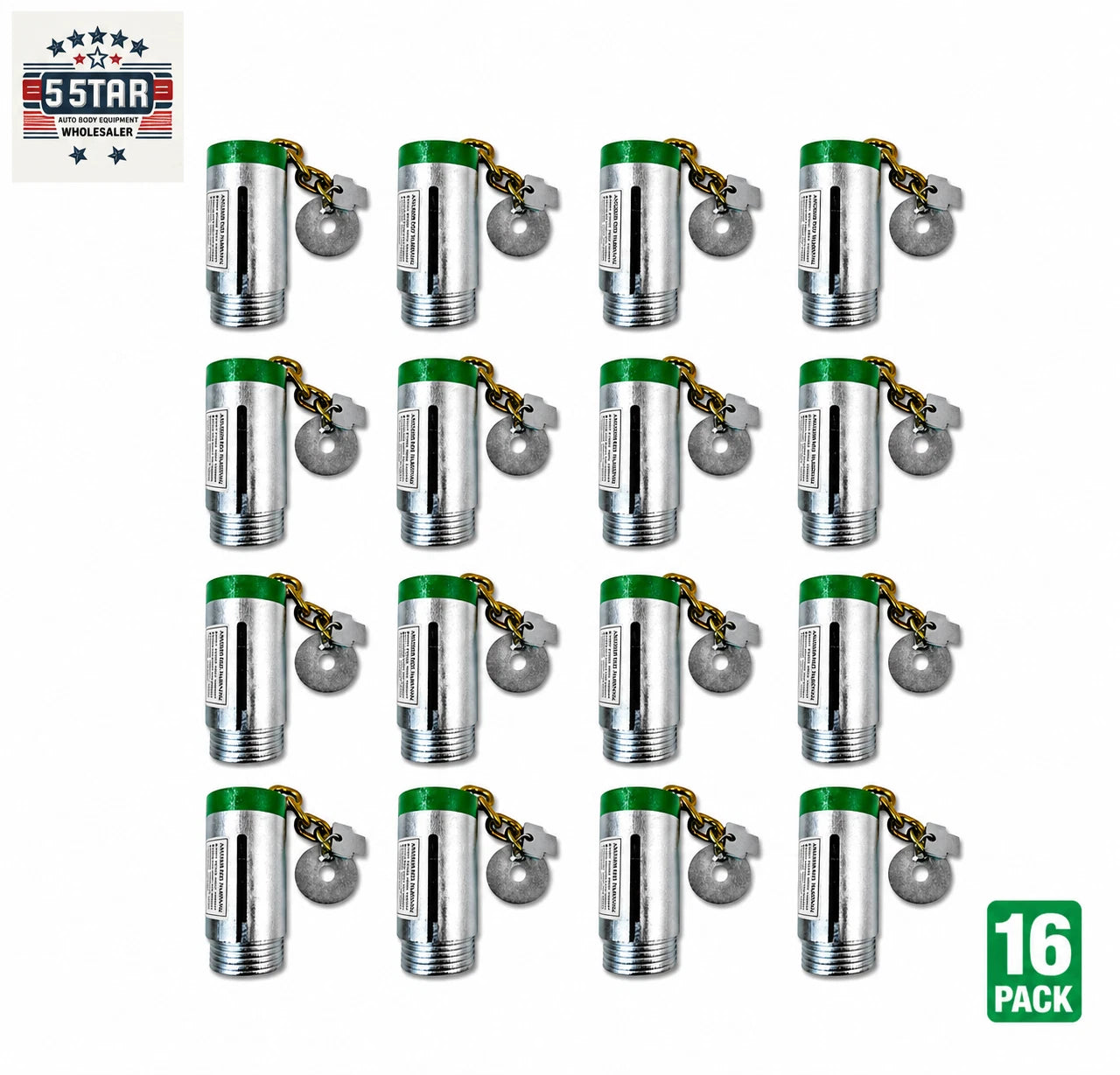 16 pcs Floor Anchor Pot Auto Frame Machines and Pulling Posts Anchoring pots