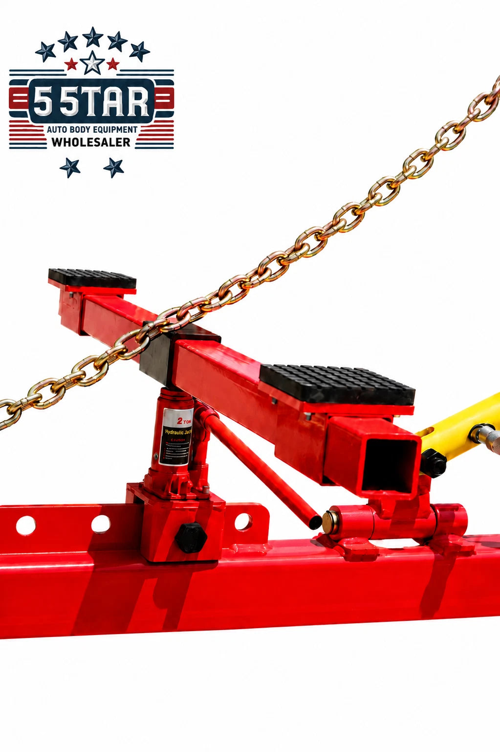 Local Pick Up Only Frame Straightener free clamps + 3 Ton Air Jack