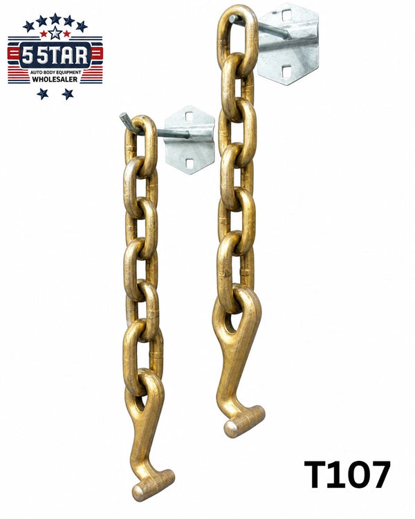 T Hook Heavy Duty Chain, Towing Tool for Tow Truck & Wrecker