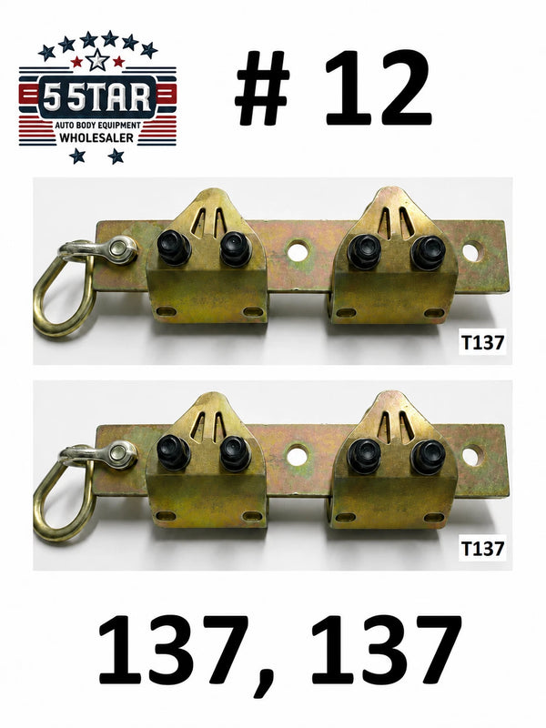 SET#12 - TWO 2X AUTO BODY Frame Rack Unibody Clamp BODY SHOP TOOLS
